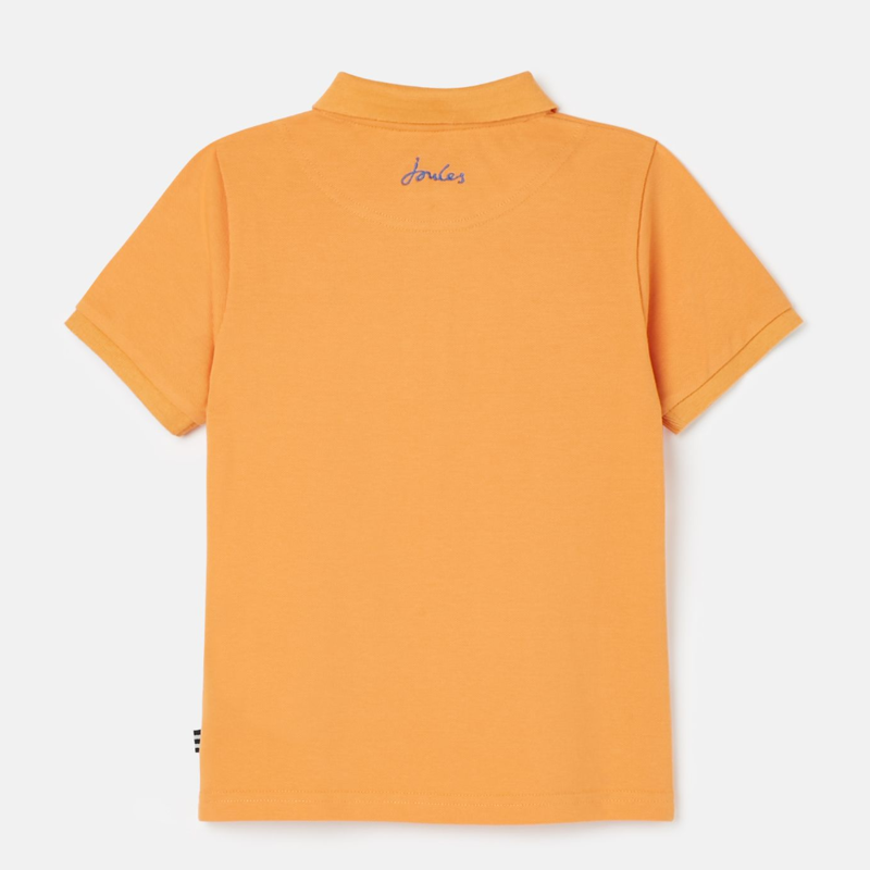 Joules Woody Mini Me Polo Shirt 2-12 Years - Tangerine -1